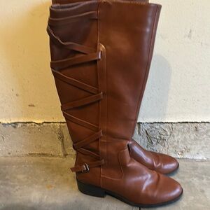 Brown Knee-High Women's Boots